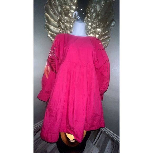 Free People Mini Obsessions Embroidered Long Sleeve Pockets X-Small - Picture 10 of 16